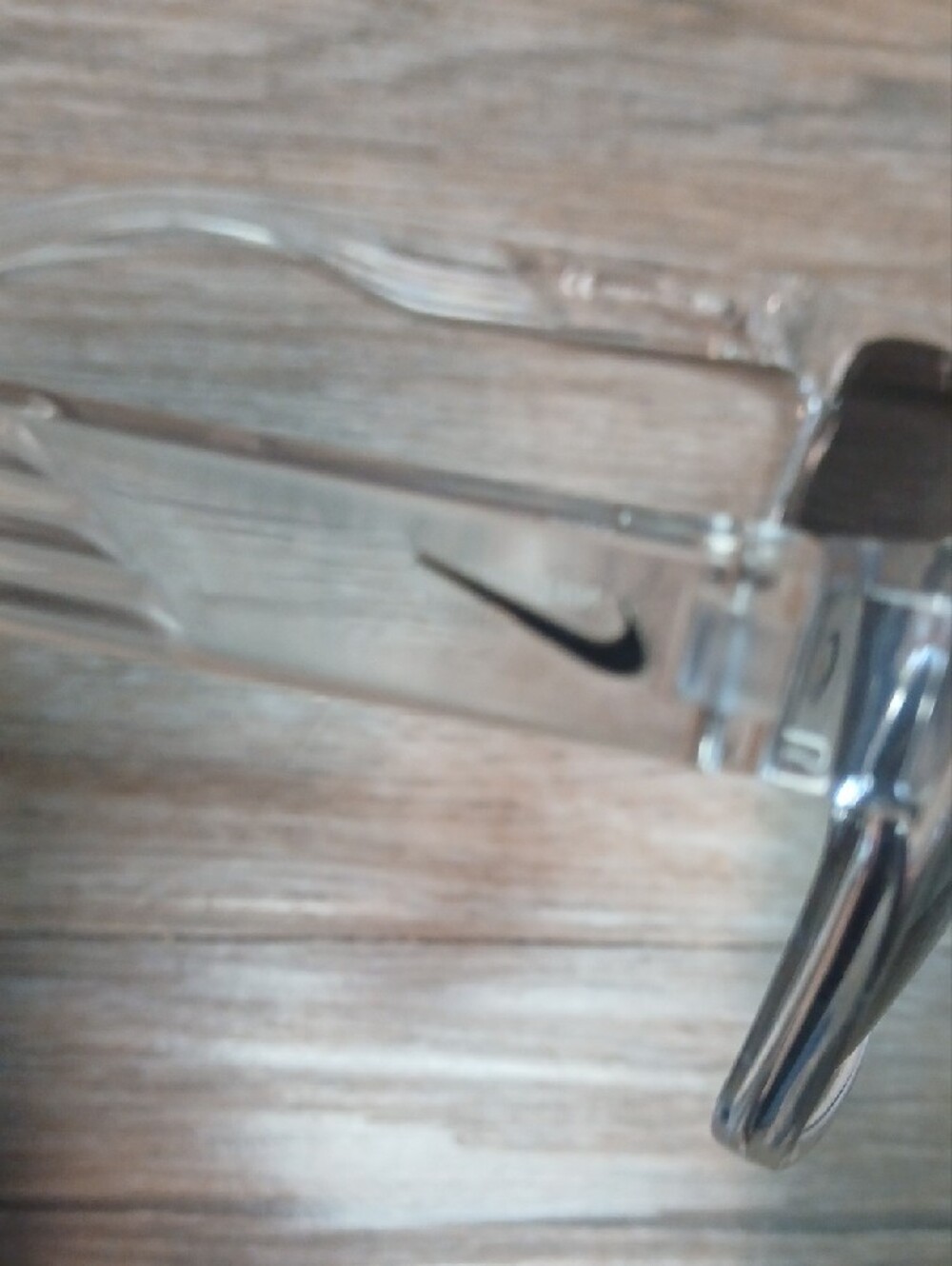 Nike Cruiser Square Sunglasses, Crystal Clear/Grey, 59 mm - Picture 3 of 4